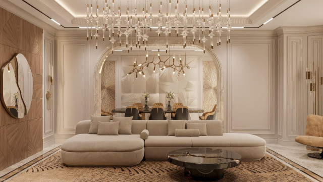 Villa interior and architecture design project