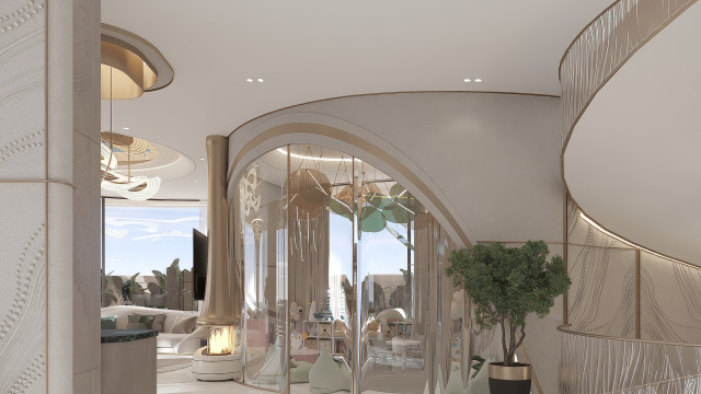 Interior design of villas