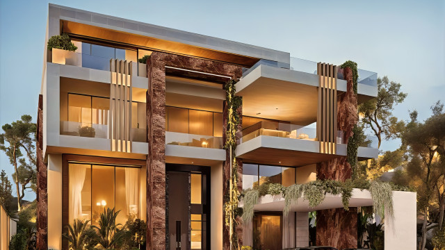 Villa exterior design Dubai