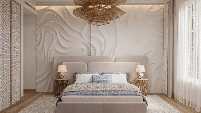 Contemporary bedroom design Dubai