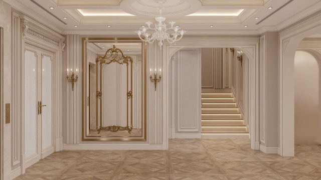 Villa interior and architecture design project