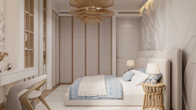 Contemporary bedroom design Dubai