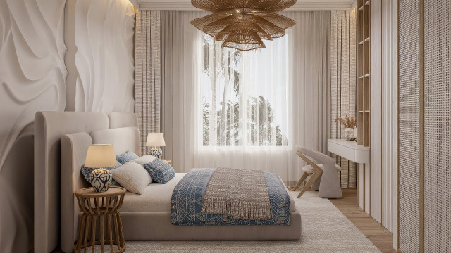 Luxury bedroom interiors Dubai