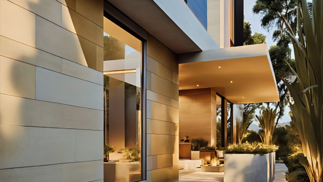 Dubai villa facade design
