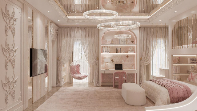Interactive kids' playroom design Dubai