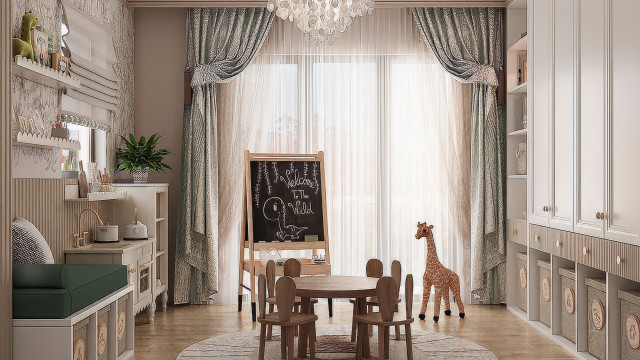 Kids' bedroom design Dubai
