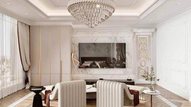 Modern bedroom design Dubai