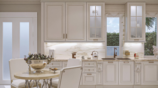 Contemporary kitchen design Dubai