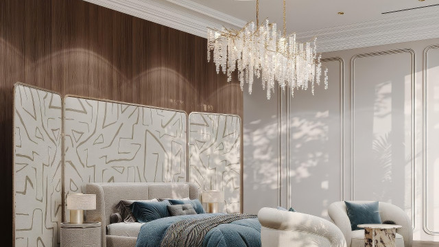 Customized bedroom interiors Dubai