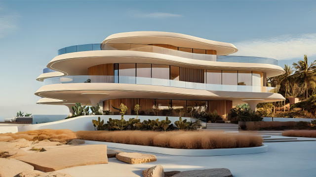 Dubai architectural exterior