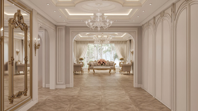 Villa interior and architecture design project
