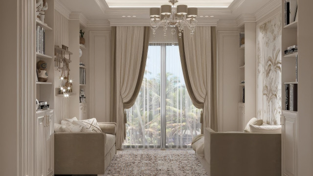 Kids' study area design Dubai