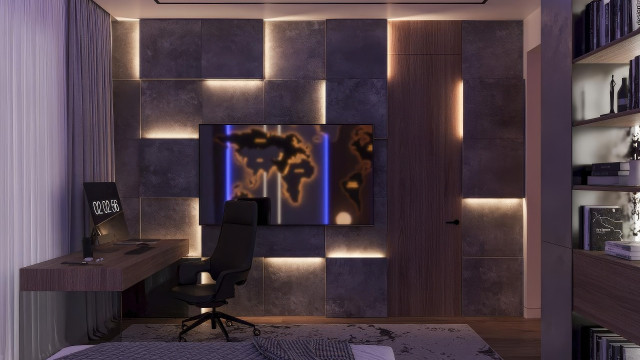 Contemporary children's bedroom Dubai