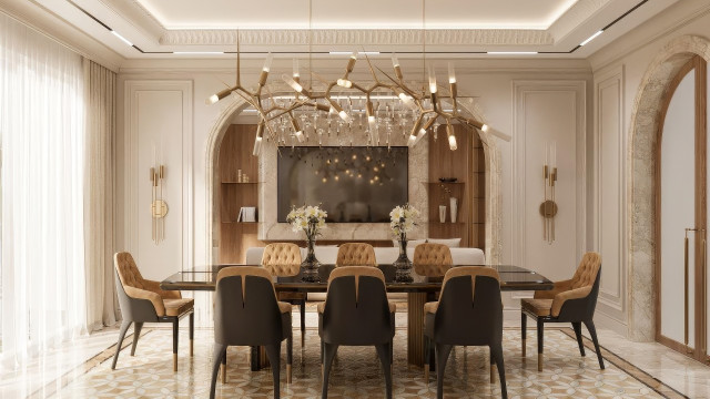 Villa interior and architecture design project