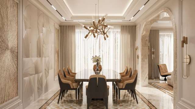 Villa interior and architecture design project