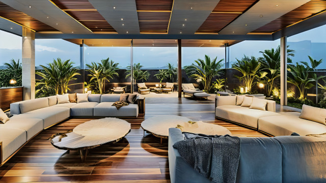 Contemporary facade design UAE