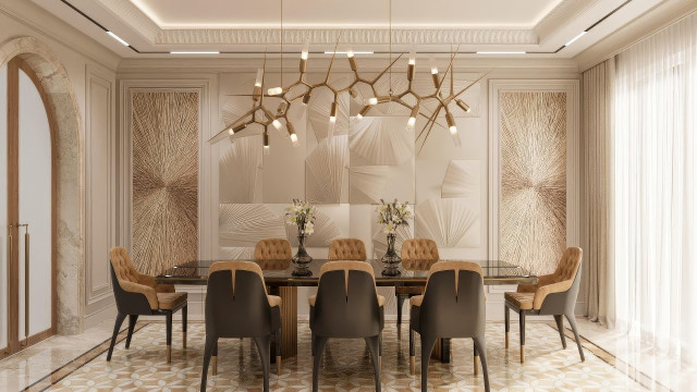 Villa interior and architecture design project