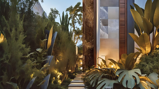 Villa exterior design Dubai