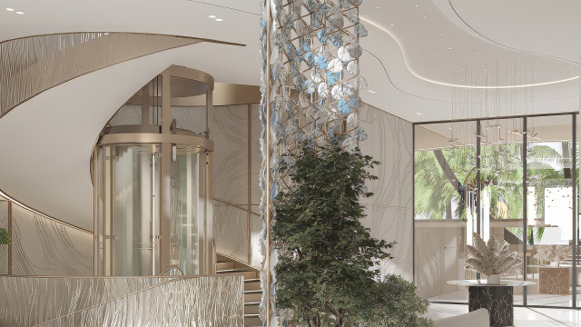 Interior design of villas