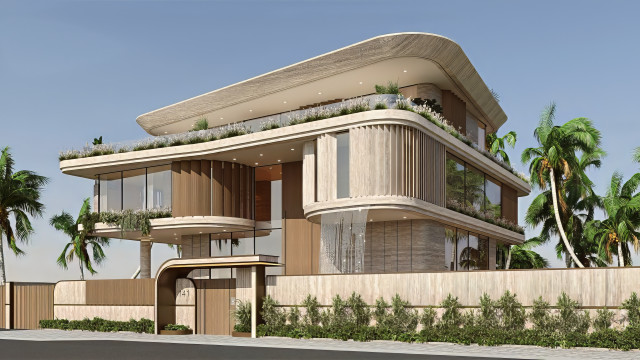 Villa exterior design Dubai