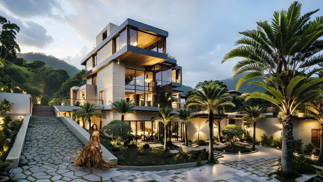 Dubai architectural exterior