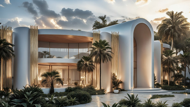 Villa exterior design Dubai