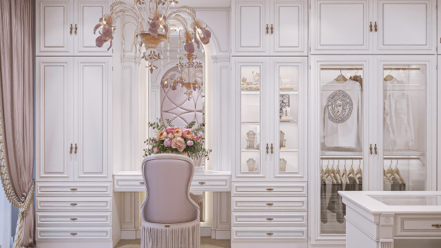 Dressing room interior design Dubai