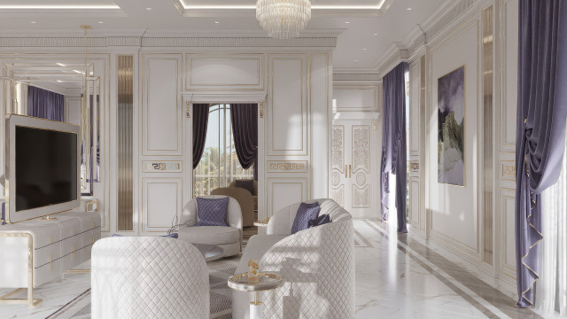 Contemporary bedroom design Dubai