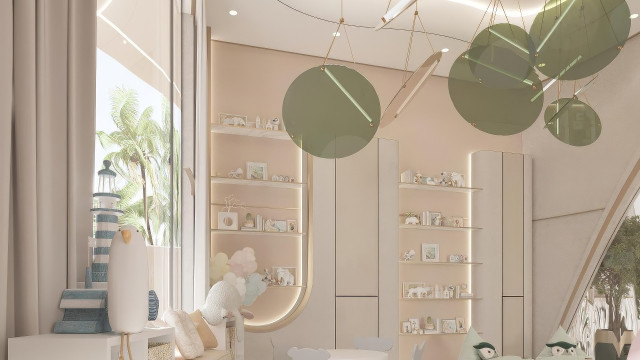 Vibrant children's room decor Dubai