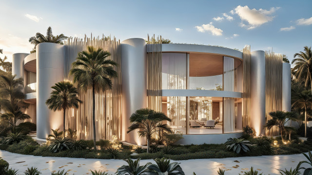 Villa exterior design Dubai