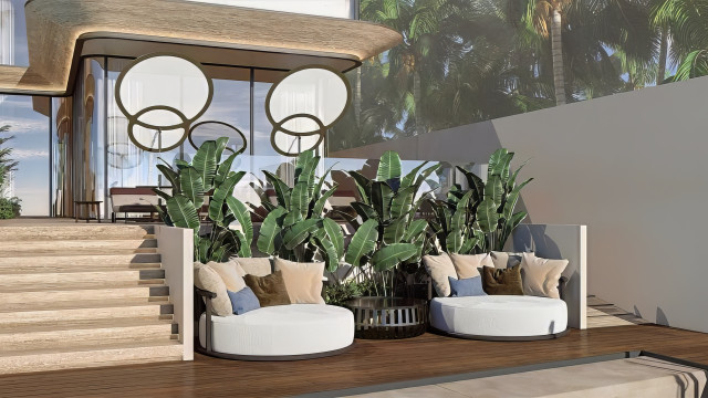Dubai landscaping and exterior