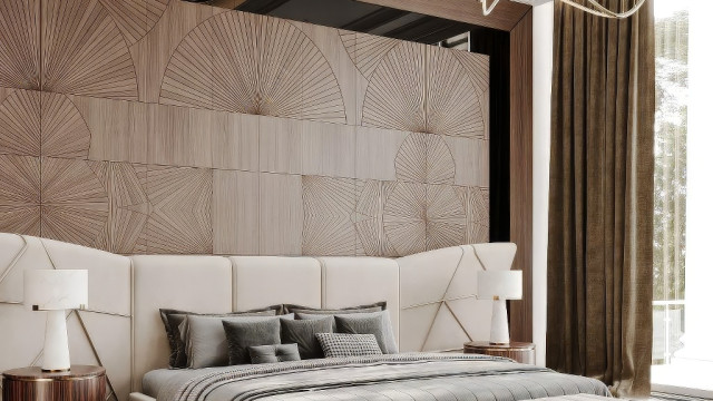 Luxury bedroom interiors Dubai