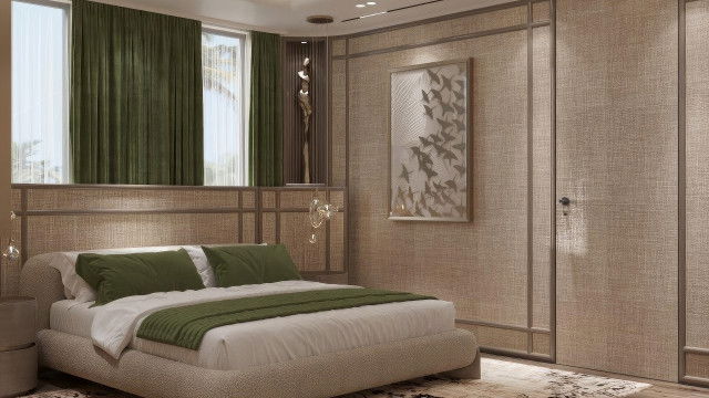 Modern bedroom design Dubai