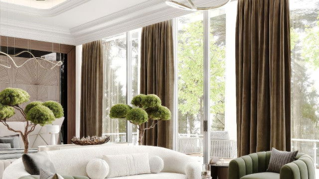 Contemporary bedroom design Dubai