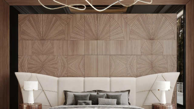Contemporary bedroom design Dubai