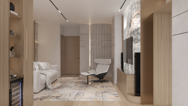 Modern Apartment Project at Address The Beach JBR Dubai | Design & Execution by Antonovich Group