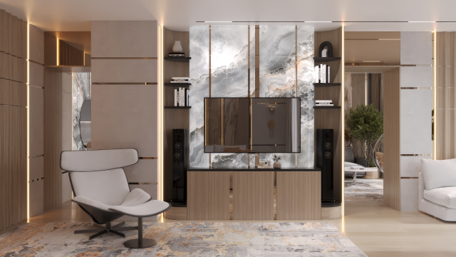 Modern Apartment Project at Address The Beach JBR Dubai | Design & Execution by Antonovich Group