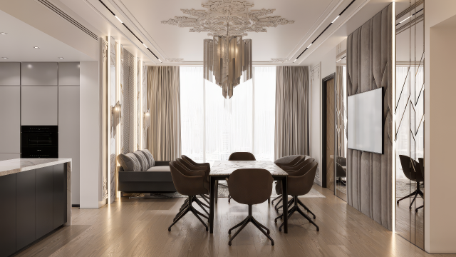 Modern Apartment Project at Address The Beach JBR Dubai | Design & Execution by Antonovich Group