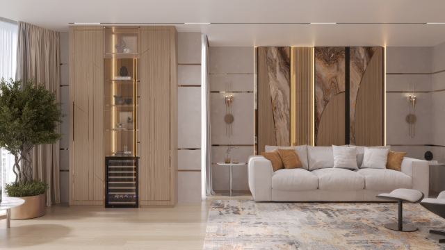Modern Apartment Project at Address The Beach JBR Dubai | Design & Execution by Antonovich Group