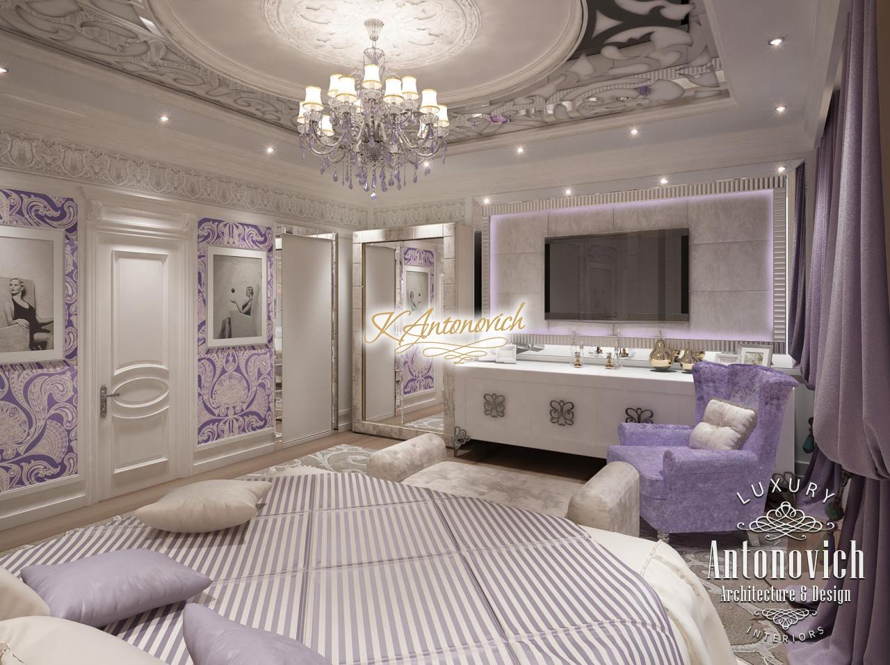 Splendid Bedroom Interior, Luxury Bedroom Design