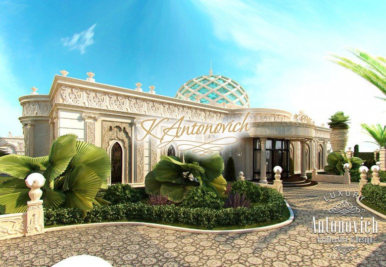 Luxurious Villa Exterior Abu Dhabi