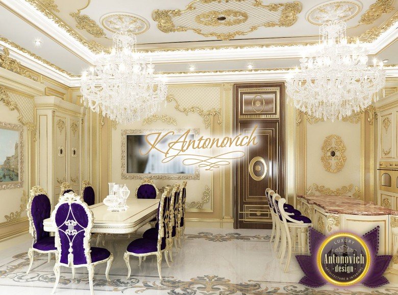 Luxury Interior design kitchen in Saudi Arabia