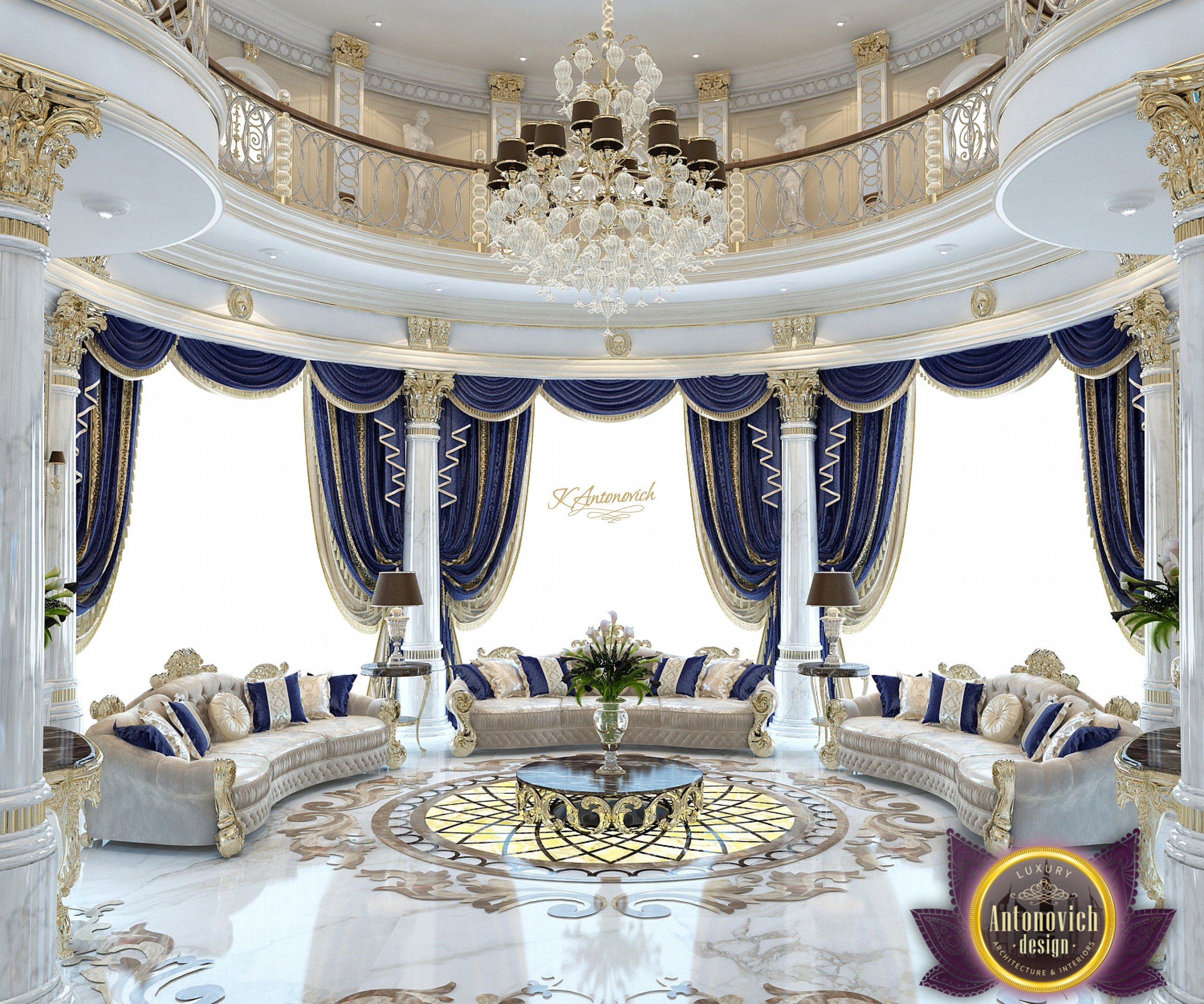 Royal Living Room Interior