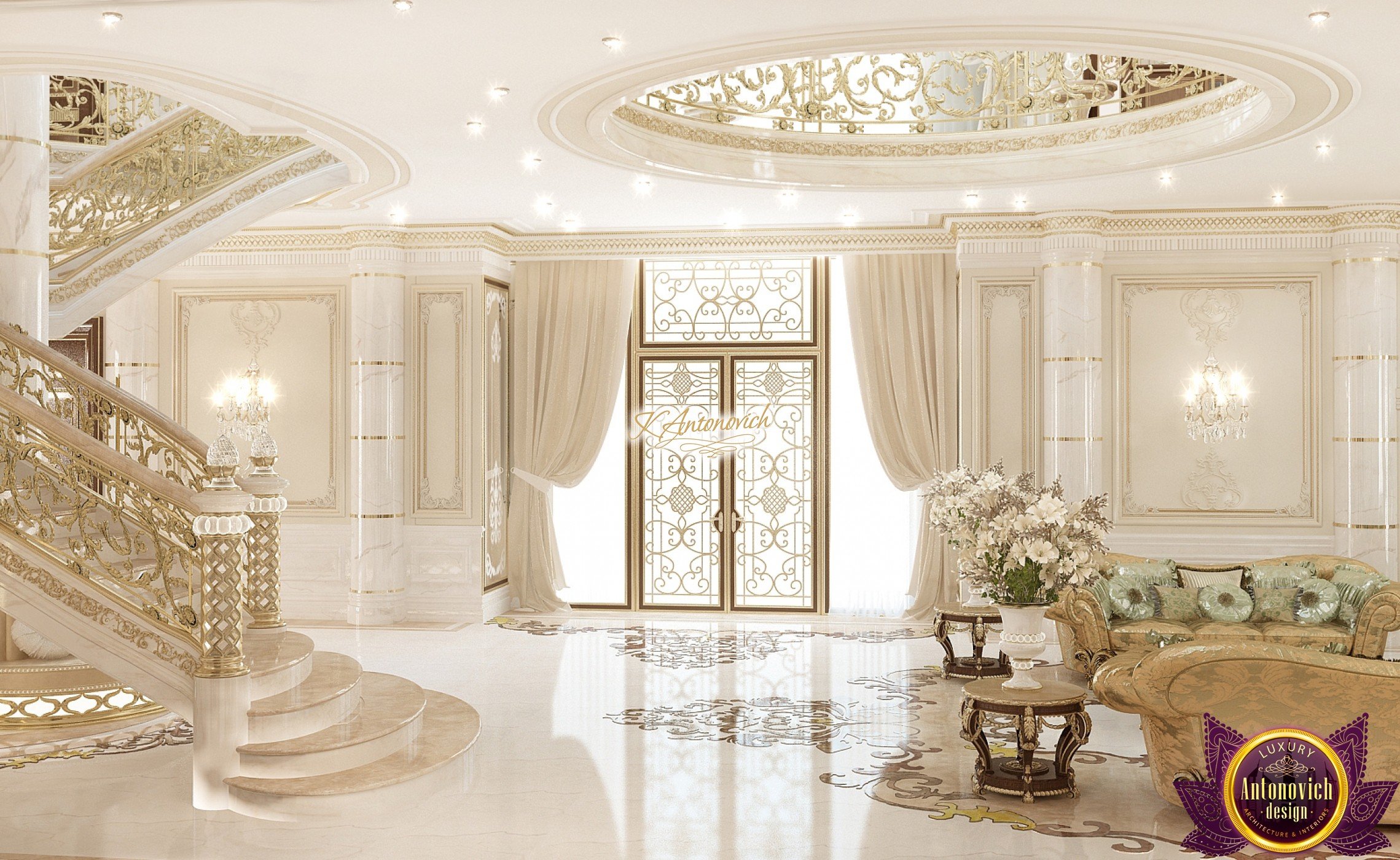 Luxury hall Design Dubai