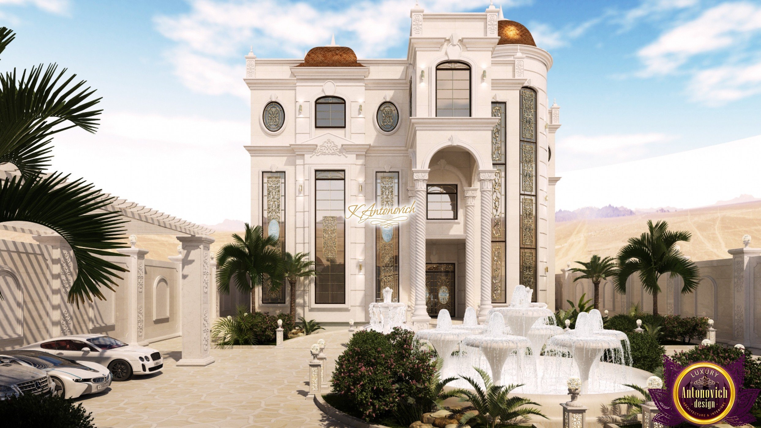 villa arabic luxury pakistan exterior antonovich ae