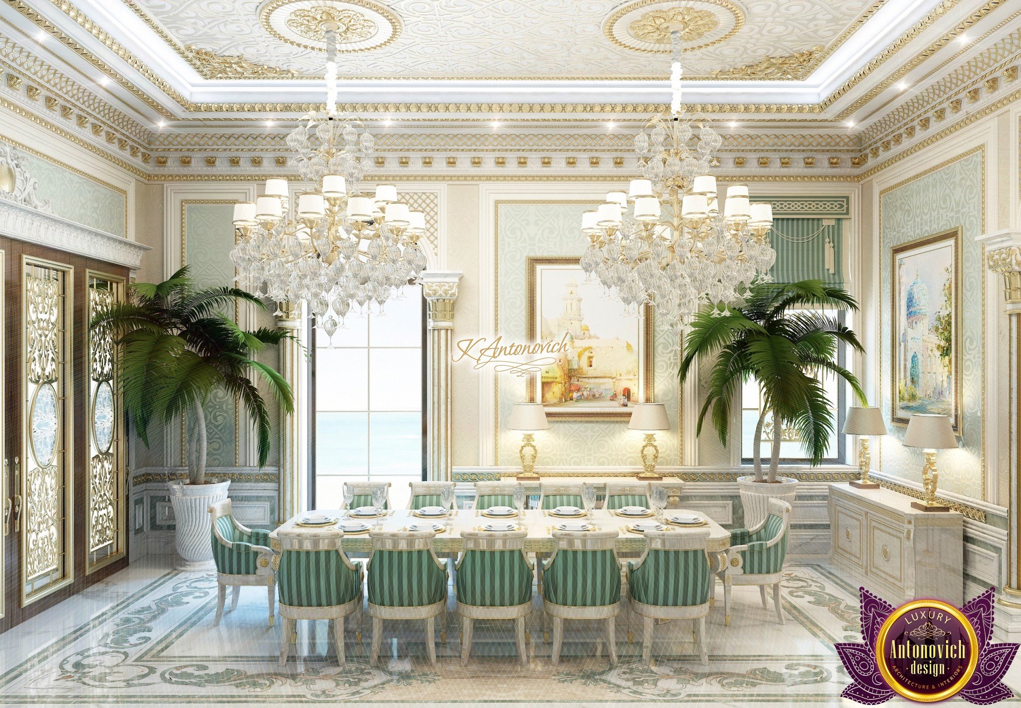 Elite Dining area Luxury Interior Design