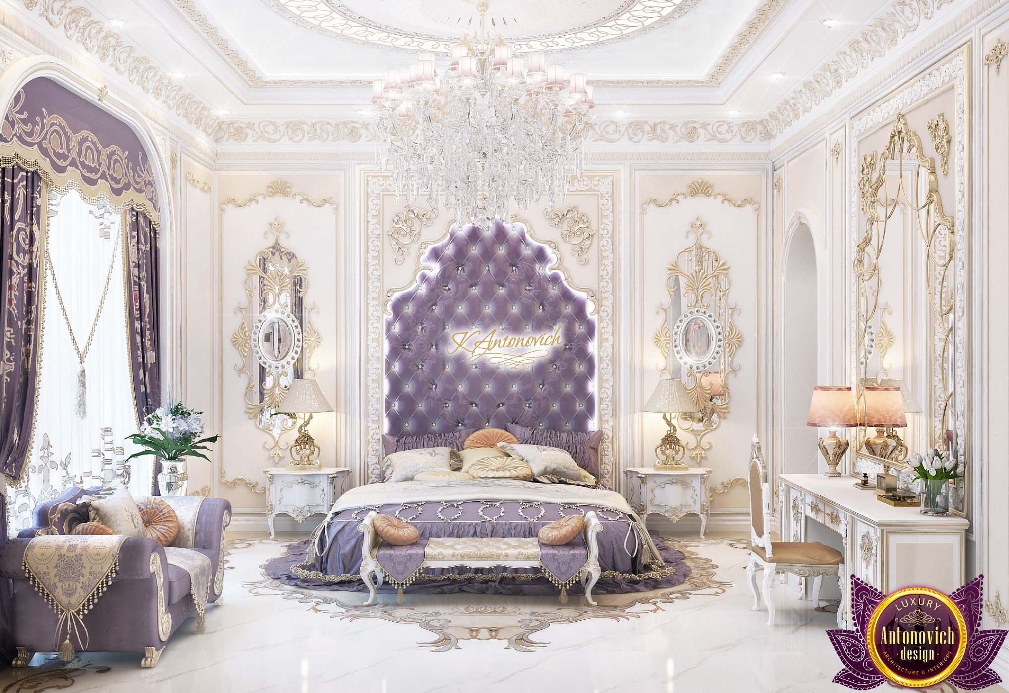 Luxury New Arabic Style Bedroom Design