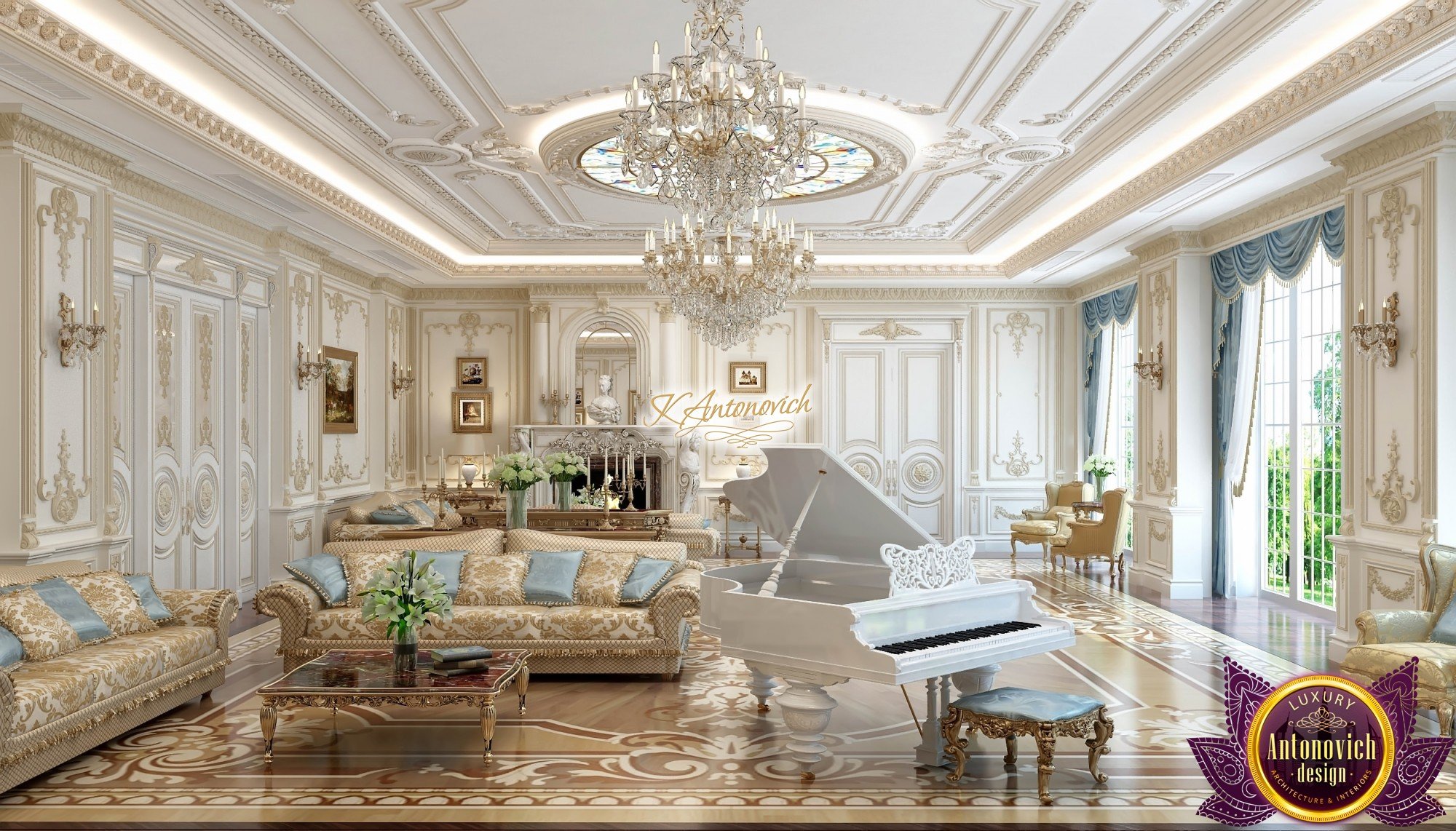 royal living room Royal room living interior antonovich villa splendid livingroom ae jooinn