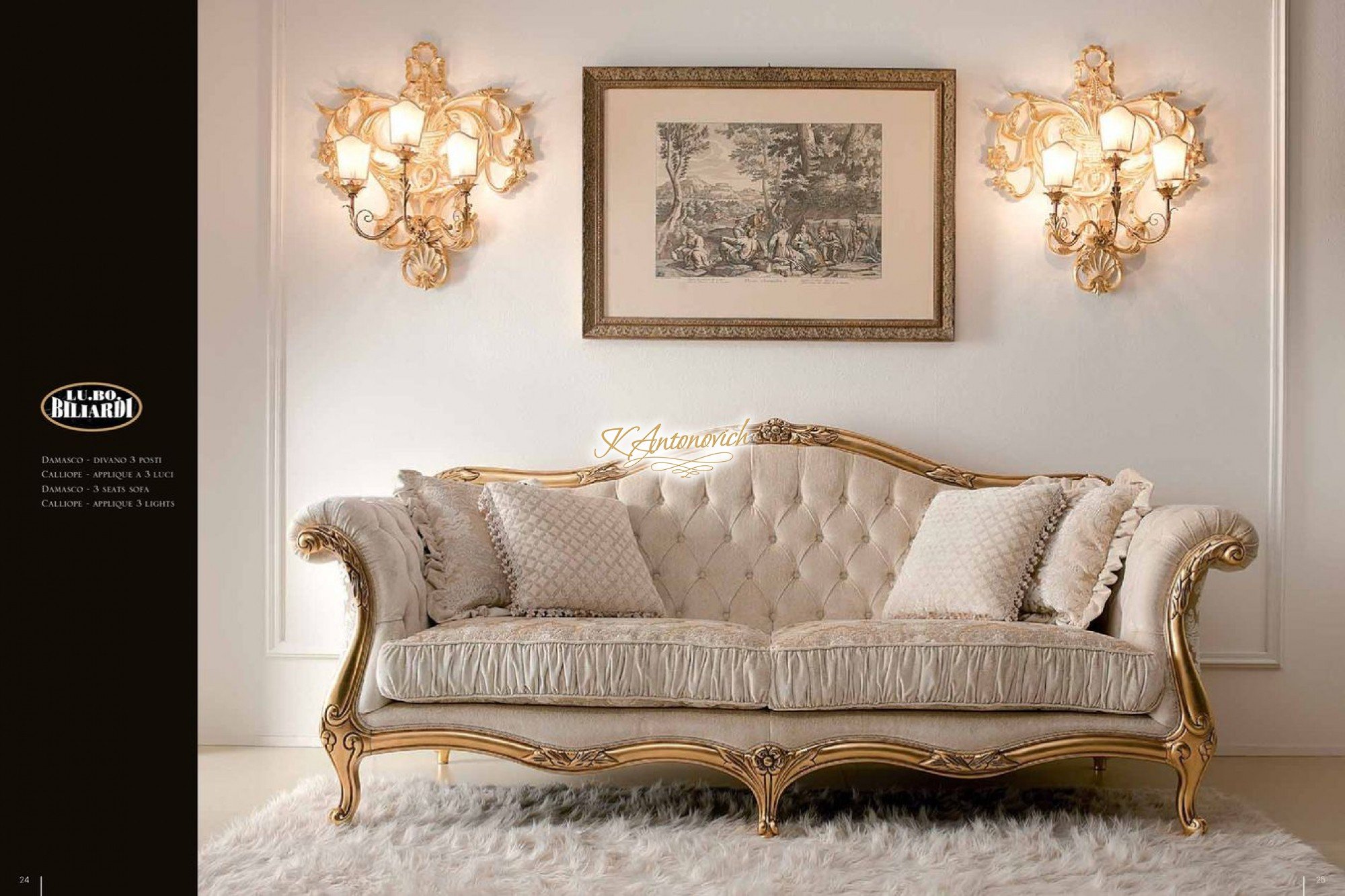 Luxury italian antique furniture
