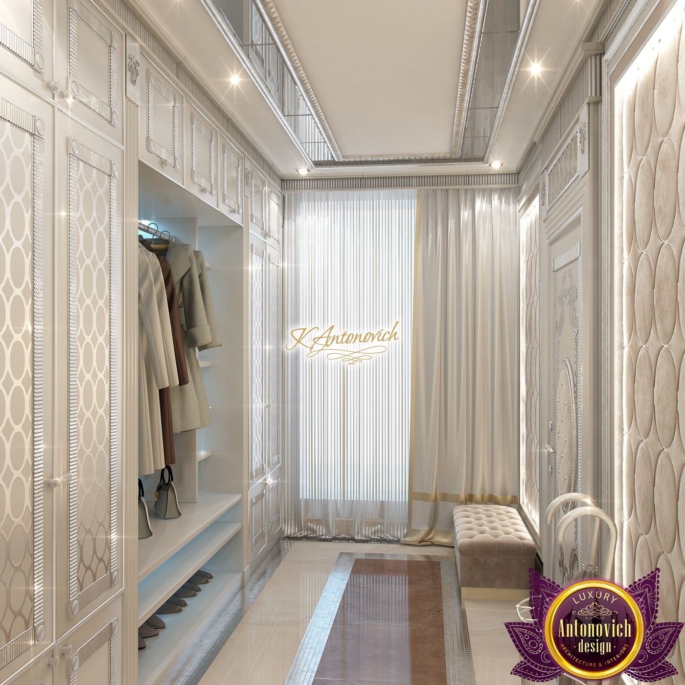 Chic Wardrobe interior, Dressing Room Design